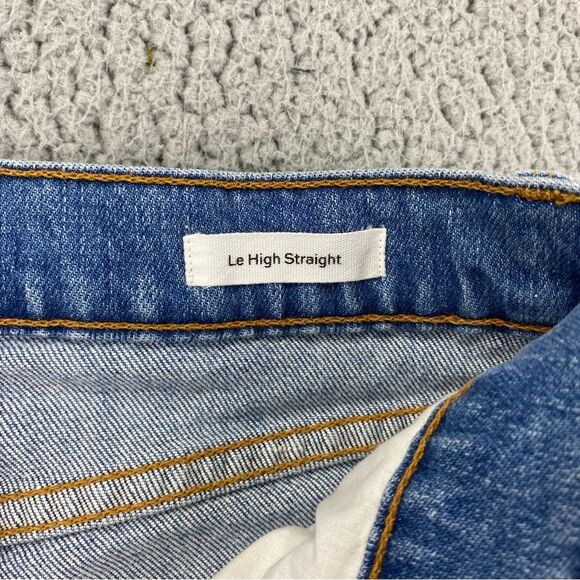 Frame Denim Le High Straight-Leg Cropped Jeans  |  Size:  26 - Picture 11 of 13